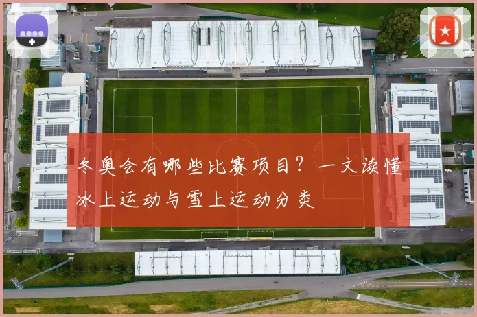 冬奥会有哪些比赛项目？一文读懂冰上运动与雪上运动分类